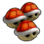 Triple Red Shell from Mario Kart Wii