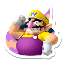 Sticker of Wario from Mario & Sonic at the London 2012 Olympic Games