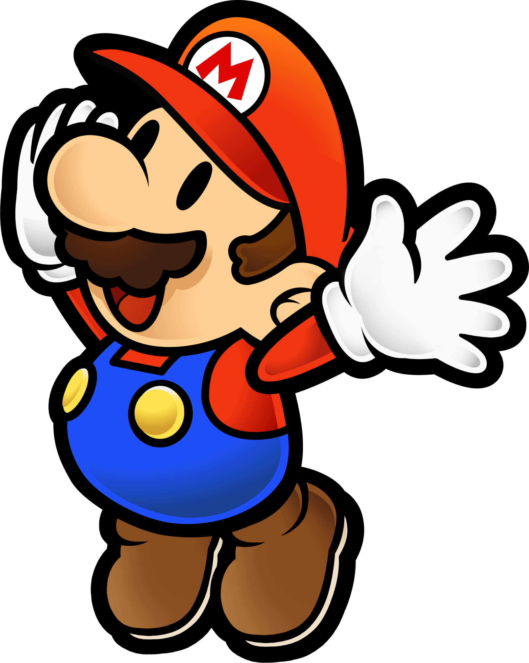 Filepmttyd Mario Waving Artworkpng Super Mario Wiki The Mario Encyclopedia 4928