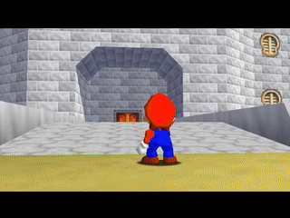 File:Releasing Peach From StainedGlass Window SM64.gif