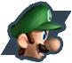 Luigi's icon from Super Mario Strikers