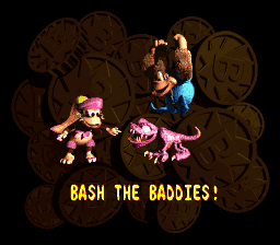 The intro to the "Bash The Baddies!" Bonus Areas.