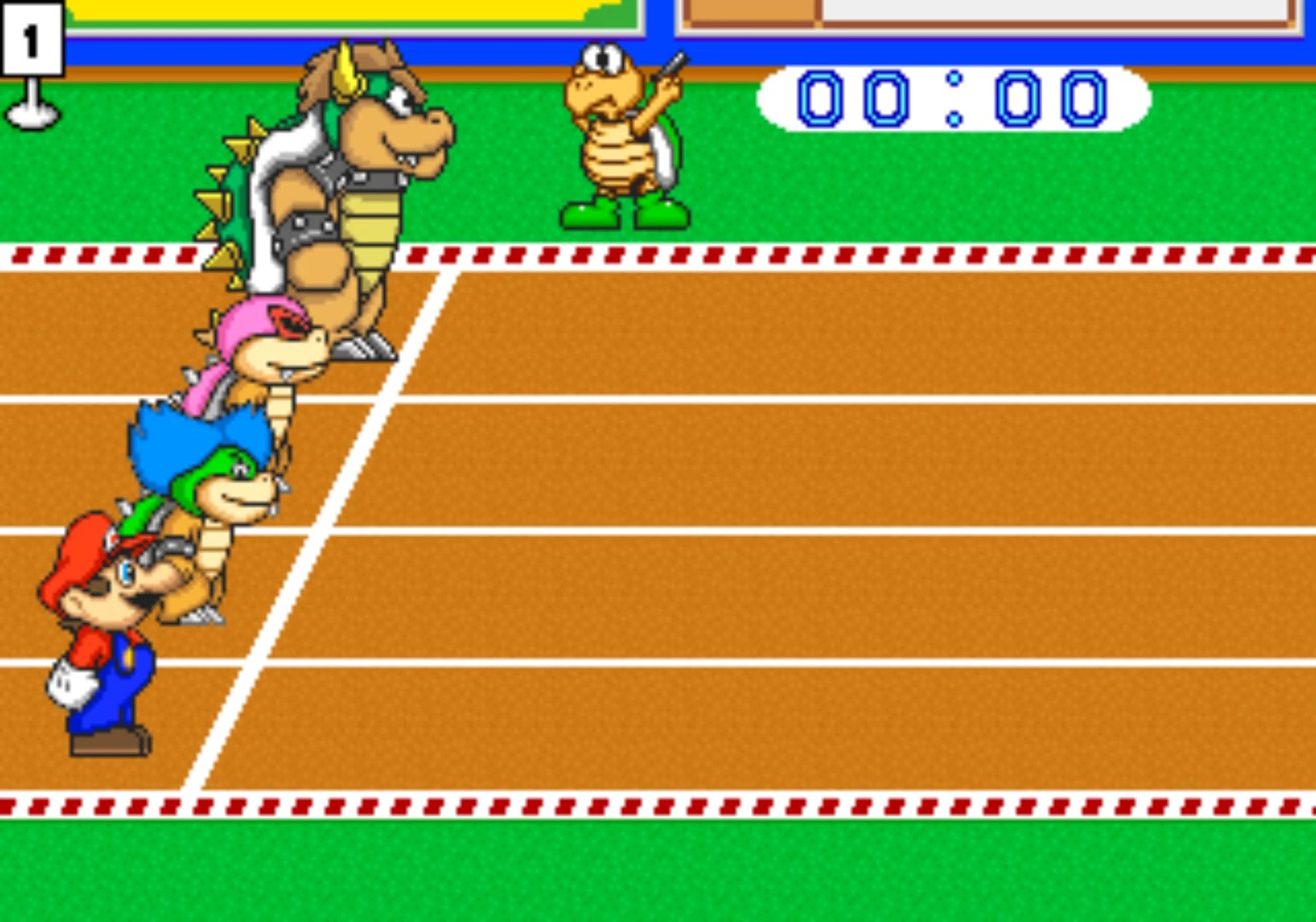 First sprint