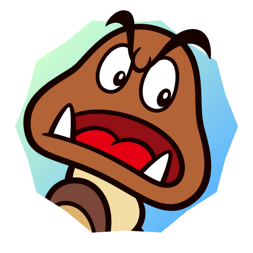 File:Sticker Goomba (surprise) - Mario Party Superstars.png