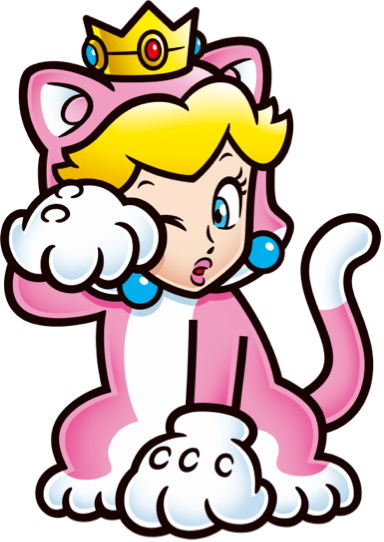 File:Cat Peach 2D Art Shaded.png