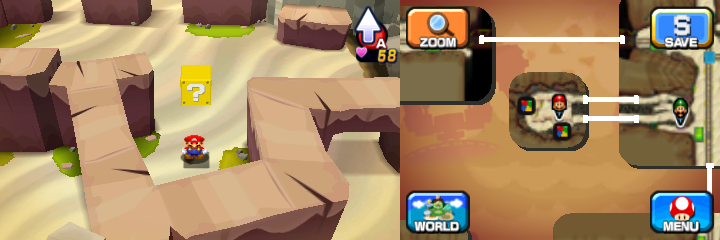 Block 36 in Dozing Sands of Mario & Luigi: Dream Team.