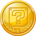 A gold Special medal in New Super Mario Bros. U