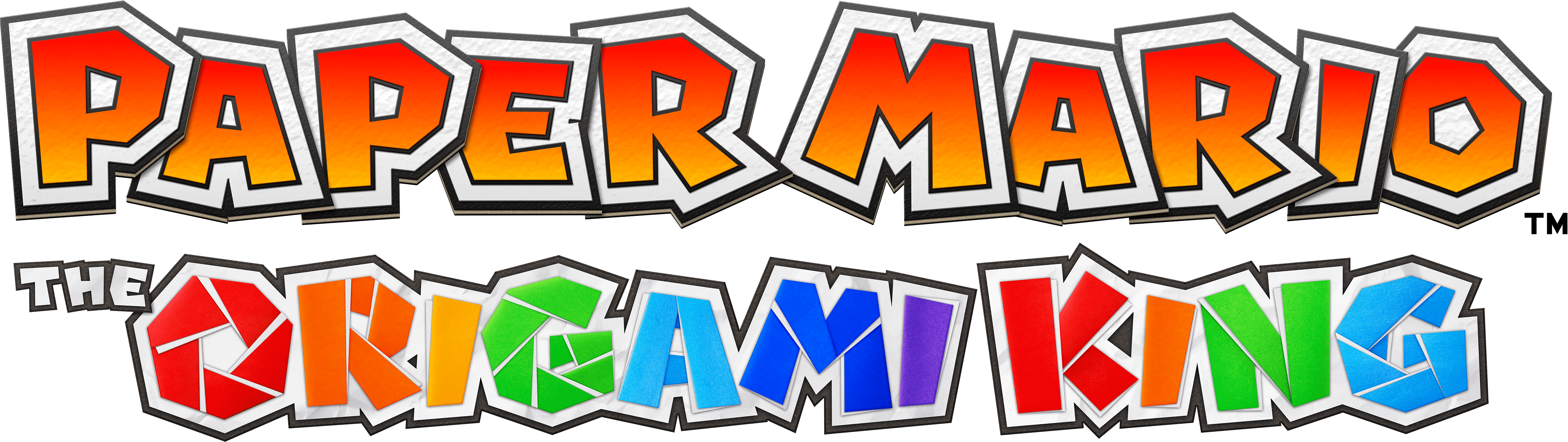 The logo ofPaper Mario: The Origami King