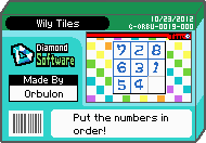The unused shelf cover for one of the boss microgames in WarioWare: D.I.Y.