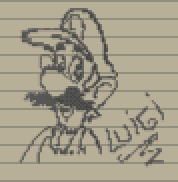 Luigi in the PC release of Mario's Time Machine