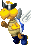 Sprite of one of the members of the Koopa Paratroopa Trio from Mario & Luigi: Bowser's Inside Story + Bowser Jr.'s Journey.