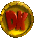Animated sprite of a DK Coin in Donkey Kong 64