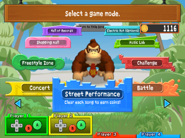 Main menu