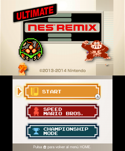 File:Ultimate NES Remix Title Screen.png