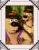 Björn Bear (right) with his twin brother, Benny (left), in Dixie Kong's Photo Album