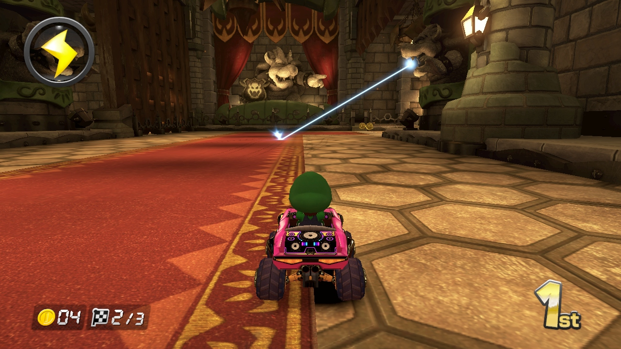 The Badwagon, when viewed from the back during normal gameplay