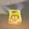 The glowing yellow object seen in the preview.