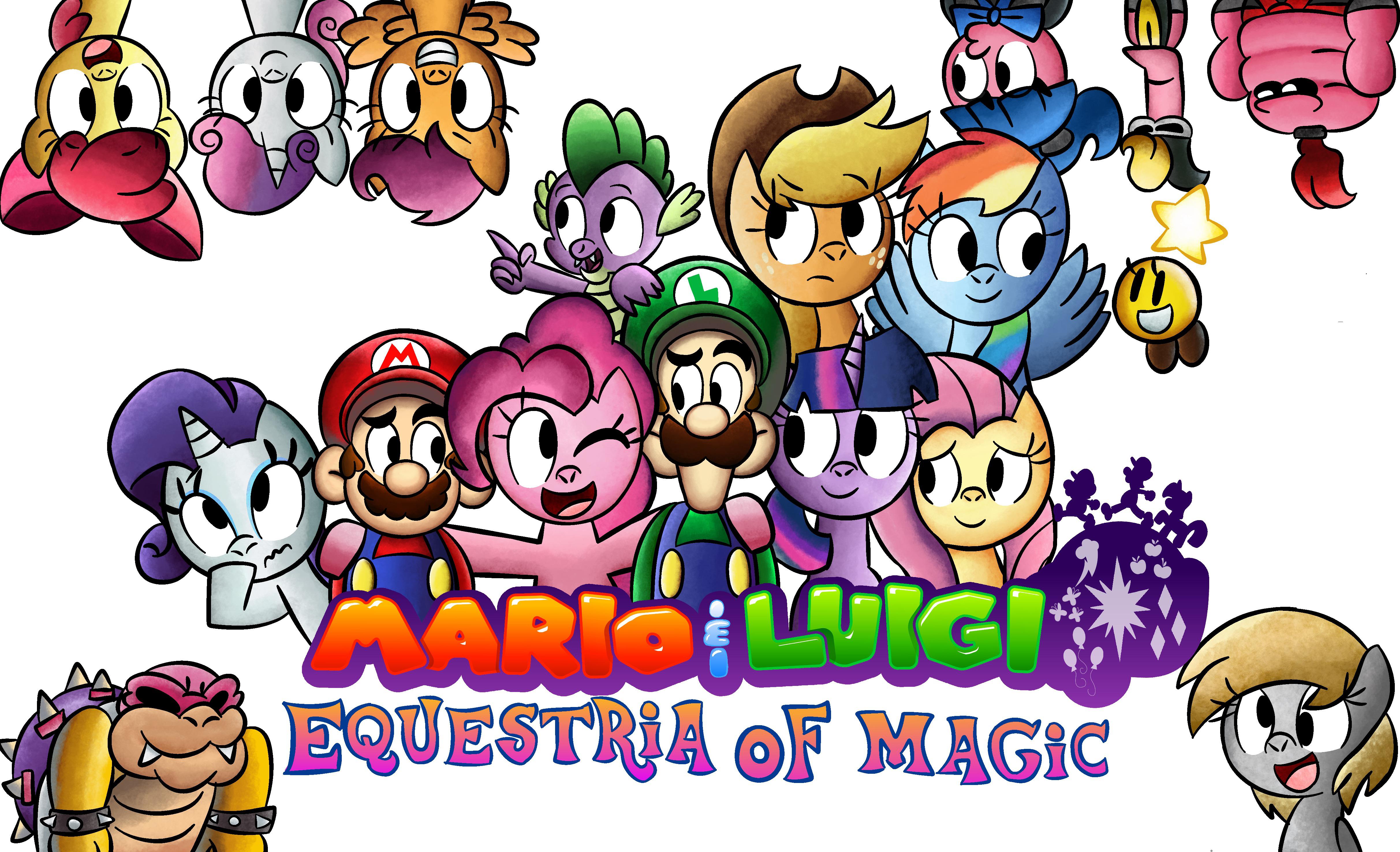Cover artwork for Mario & Luigi: Equestria of Magic