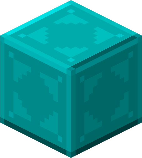 File:Minecraft Mario Mash-Up Cyan Terracotta Render.png