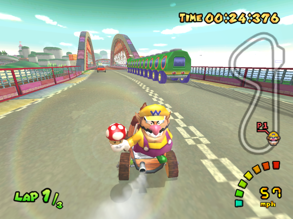 A Wiggler Wagon appears on this track.