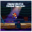 "Woods of Poison" music gallery album cover in Paper Mario: Sticker Star