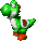 Yoshi in Donkey Kong Country 2: Diddy's Kong Quest (Game Boy Advance).