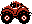 Sprite of the Monster from Famicom Grand Prix II: 3D Hot Rally