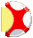 One of Mario's Badges, the Mushroom Badge.