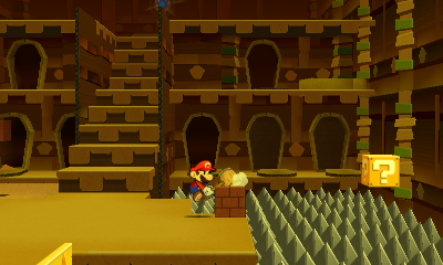 Location of the 30th hidden block in Paper Mario: Sticker Star, revealed.