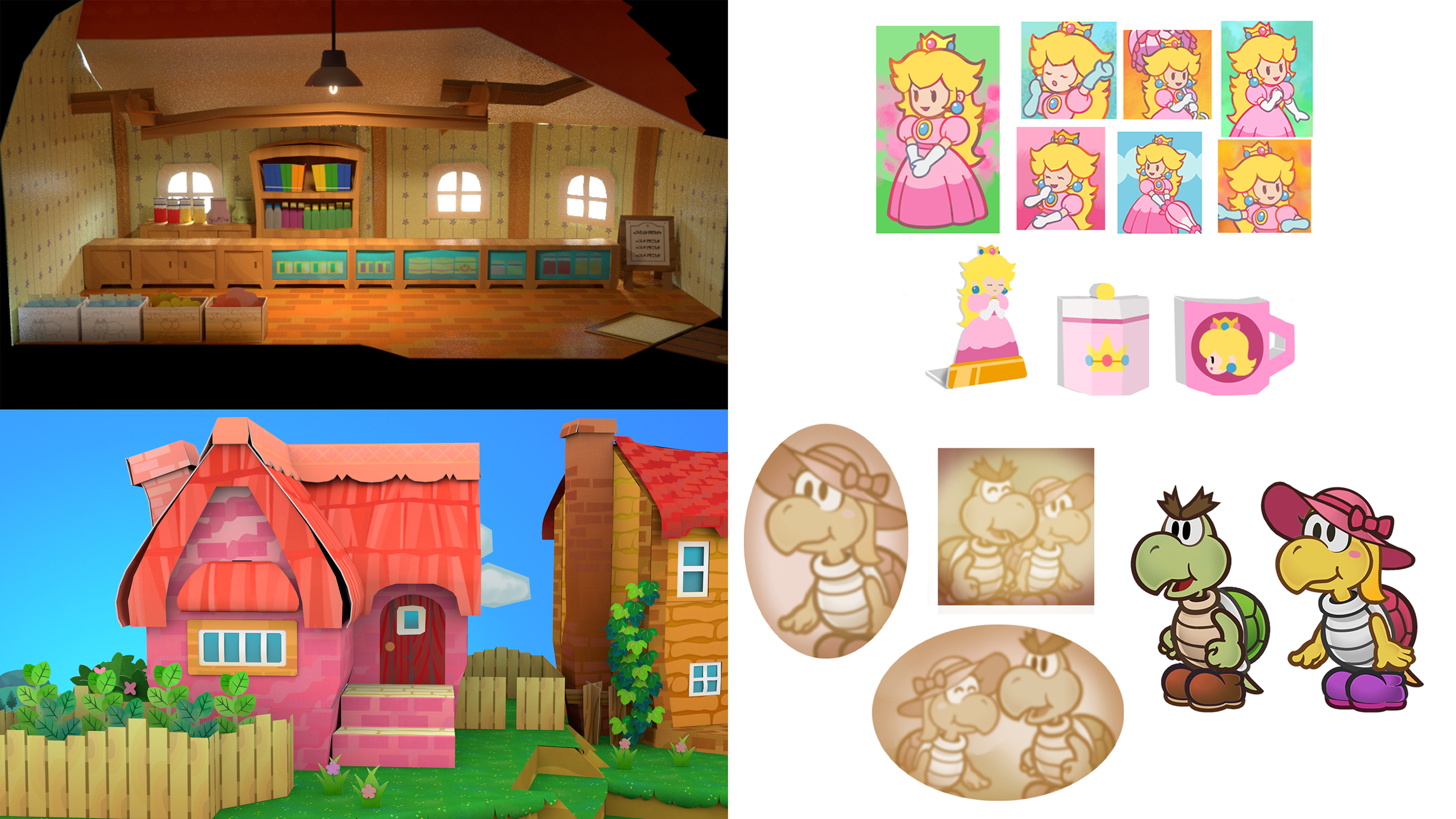 Concept art found in Paper Mario: The Thousand-Year Door (Nintendo Switch)