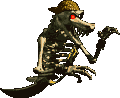 Sprite of a yellow bandanna Kackle