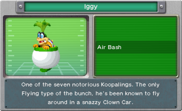 Iggy Koopa in Mario & Luigi: Bowser's Inside Story + Bowser Jr.'s Journey.