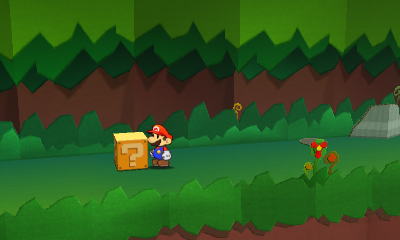 Only ? Block in Jungle Rapids of Paper Mario: Sticker Star.