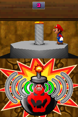 Gameplay of Short Fuse in Mario Party DS