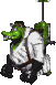 Sprite of Baron K. Roolenstein from Donkey Kong Country 3 for Game Boy Advance