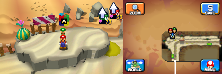 Block 33 in Dozing Sands of Mario & Luigi: Dream Team.