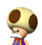 A side view of Toadsworth, from Mario Super Sluggers.