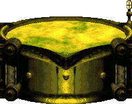 Tiles of a bubbling cauldron in Blazing Bazukas from Donkey Kong Country 3: Dixie Kong's Double Trouble!