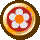 Sprite of the FP Drain badge in Paper Mario: The Thousand-Year Door.