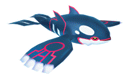 A sticker of Kyogre in the game Super Smash Bros. Brawl.