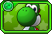 Sprite of Green Yoshi's card, from Puzzle & Dragons: Super Mario Bros. Edition.