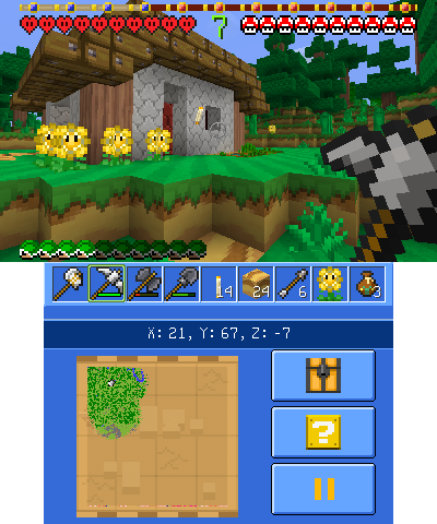 A Survival world using the Super Mario Mash-Up Pack