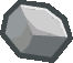 A rock thrown by Monty Mole