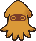 A sprite of Blooey from Paper Mario: The Thousand-Year Door.