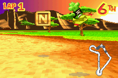 Screenshot of a letter in Diddy Kong Pilot's 2003 build