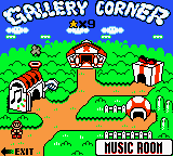 The Gallery Corner in Game & Watch Gallery 3
