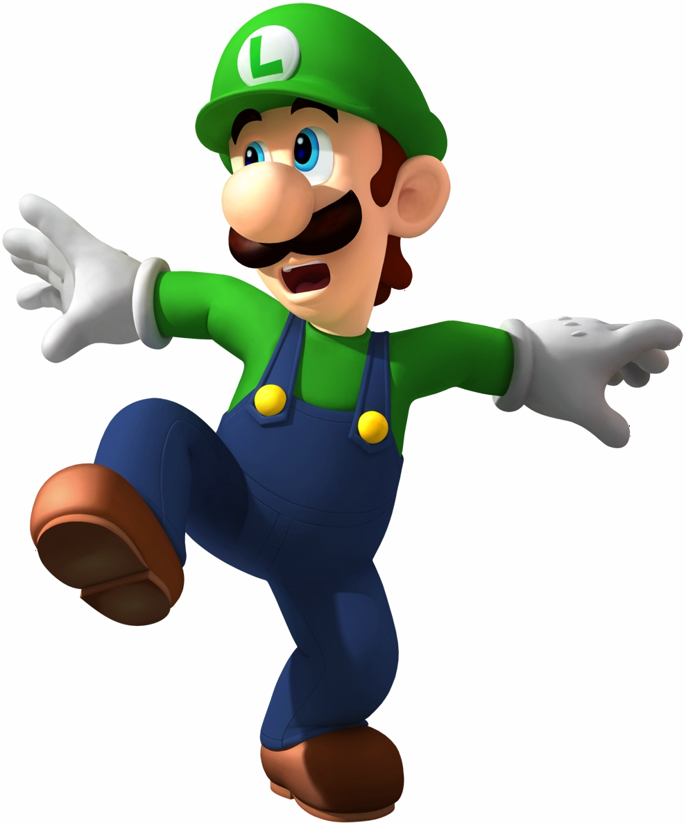 Artwork of Luigi for Mario Party DS