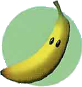 Mario Kart: Super Circuit promotional artwork: Banana.