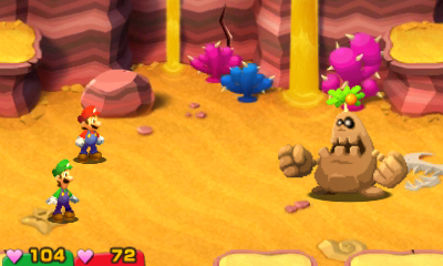 File:MLSSBM Screenshot Trunkle battle idle.png