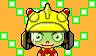 9-Volt's stage select portrait from WarioWare, Inc.: Mega Microgame$!.